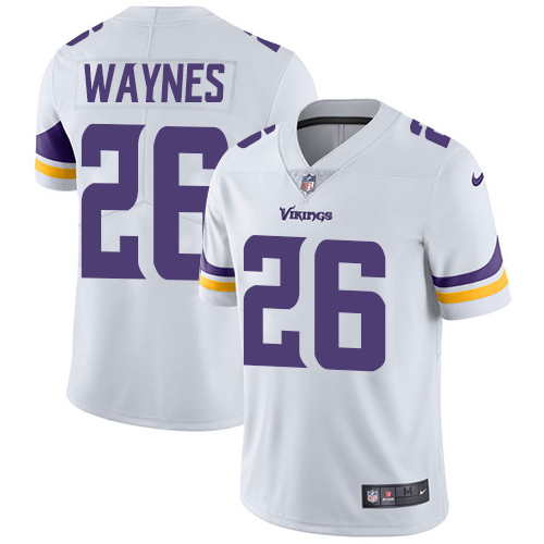 Minnesota Vikings 26 Limited Trae Waynes White Nike NFL Road Men Jersey Vapor Untouchable